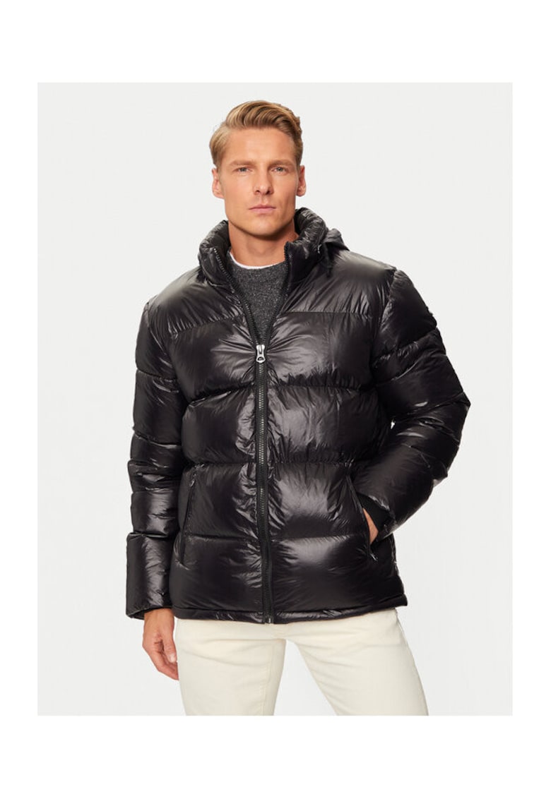 Geaca barbati - 304869754 - Nylon - Negru - Negru