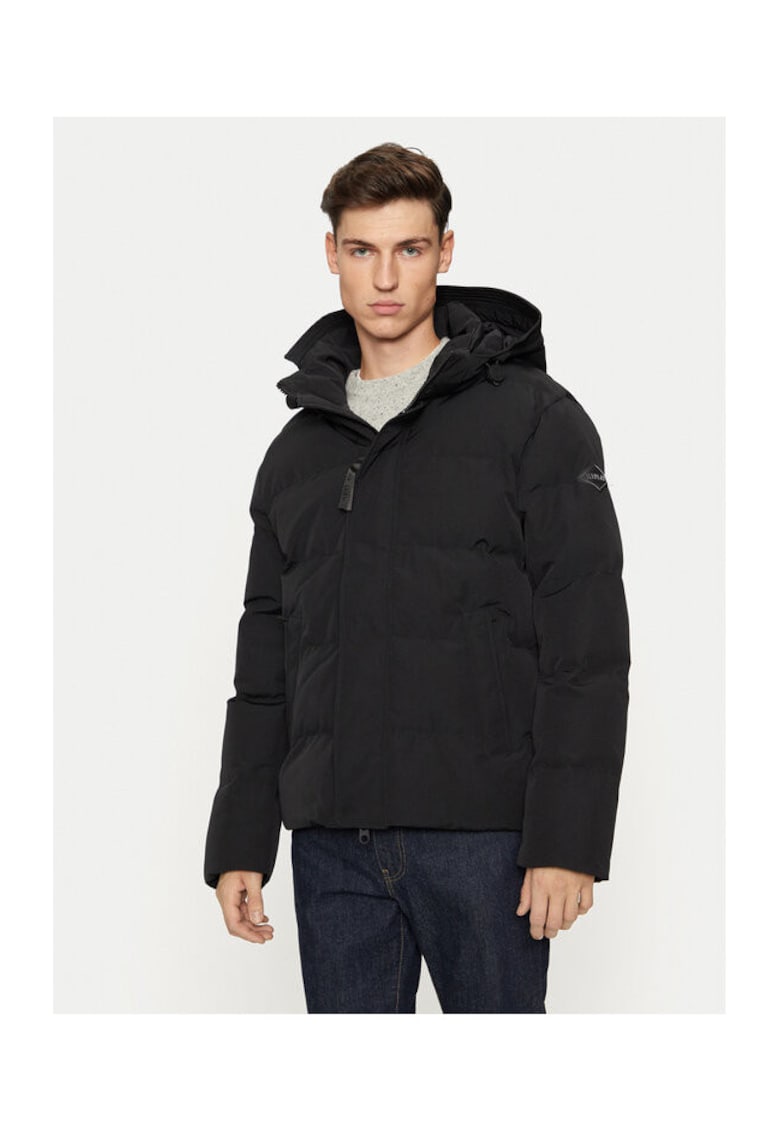 Geaca barbati - 304399732 - Poliester - Negru - Negru