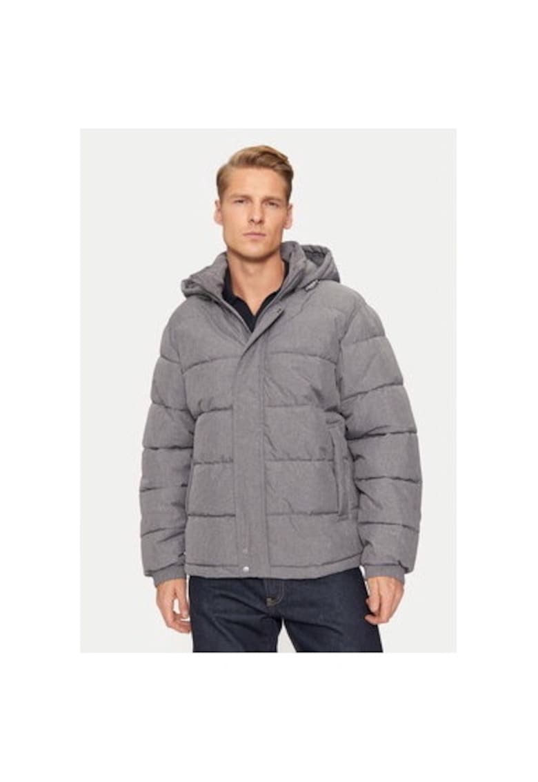 Geaca barbati - 304287251 - Poliester - Gri