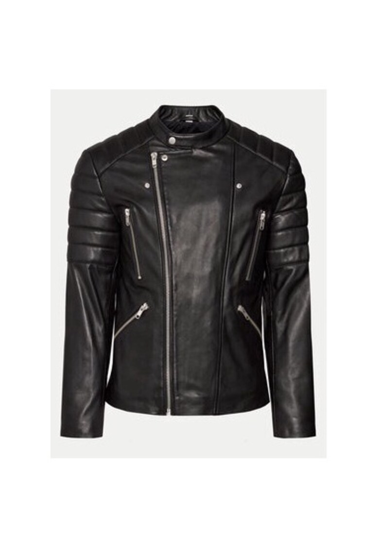 Geaca barbati - Piele naturala - Negru