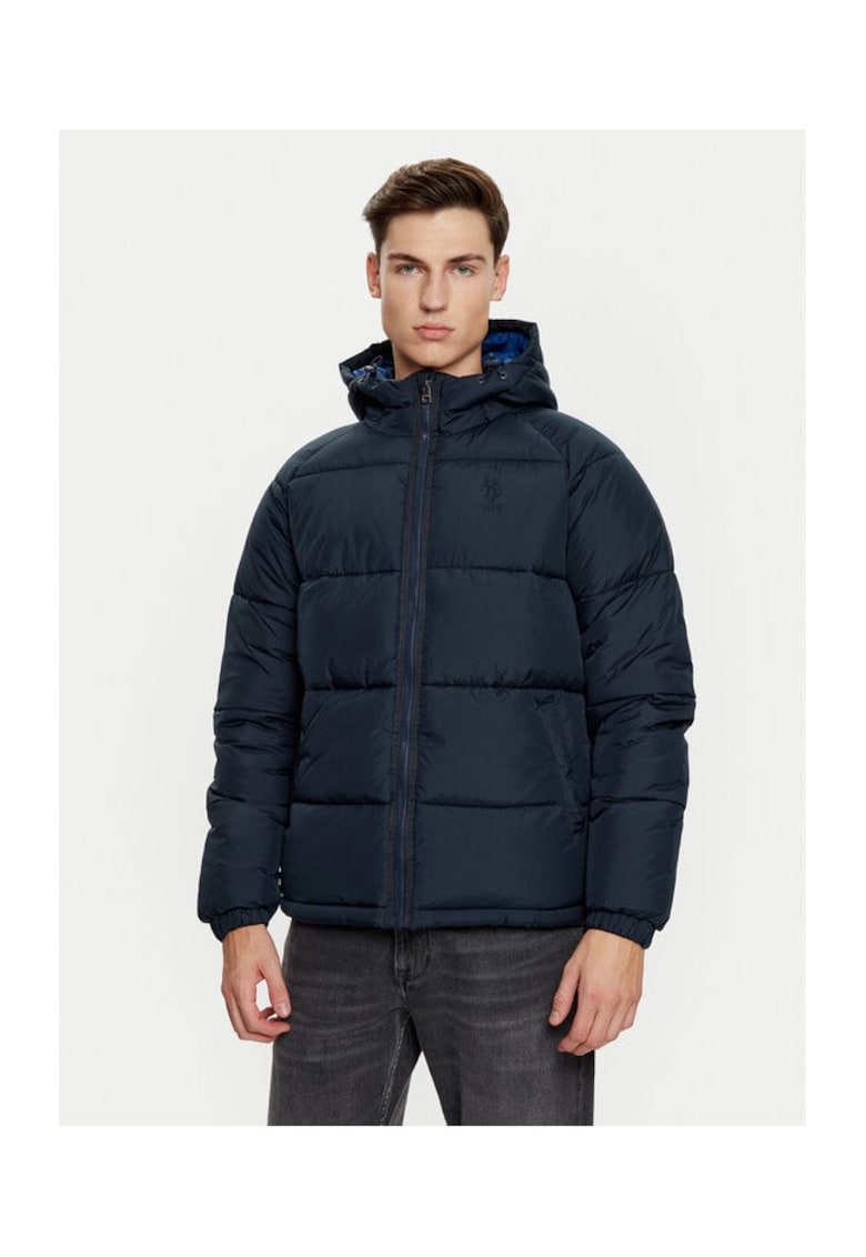 Geaca barbati - 304798023 - Poliester - Albastru - Albastru