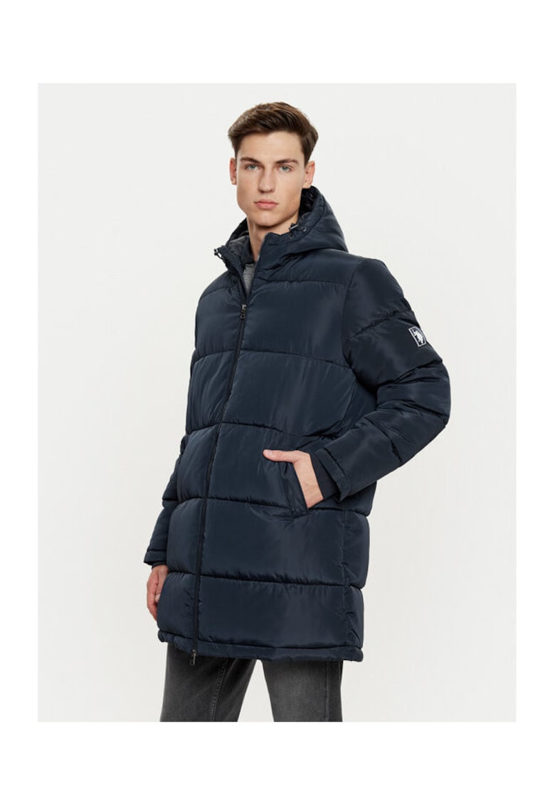 Geaca barbati - 304797996 - Poliester - Albastru - Albastru