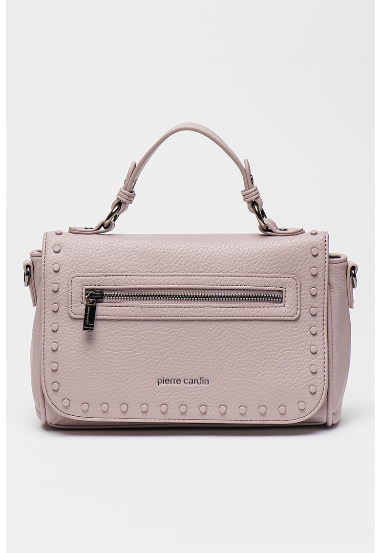 Geanta crossbody de piele ecologica cu logo