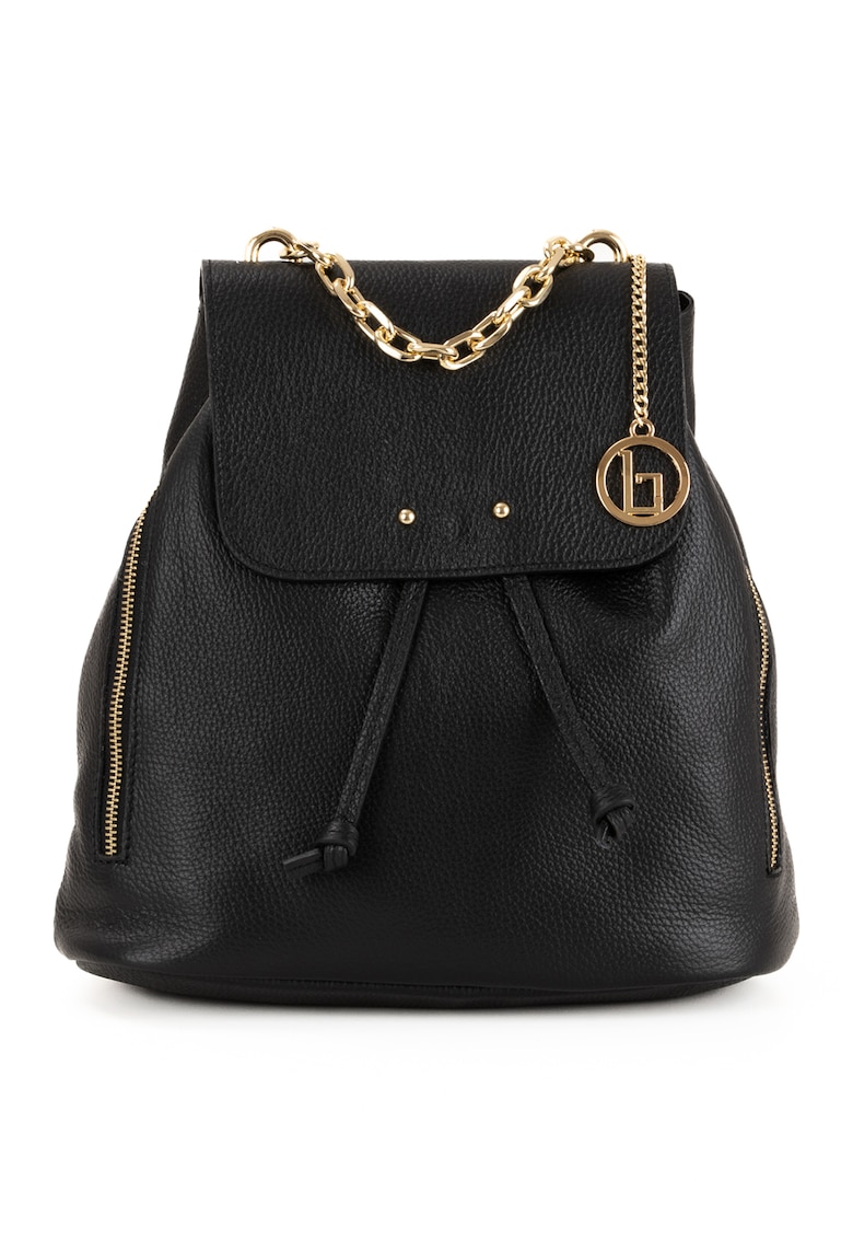 Rucsac din piele cu aspect texturat