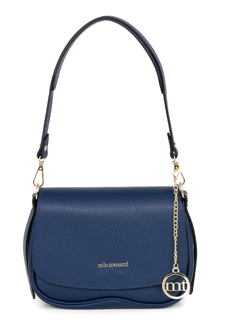 Geanta din piele cu barete detasabile de umar