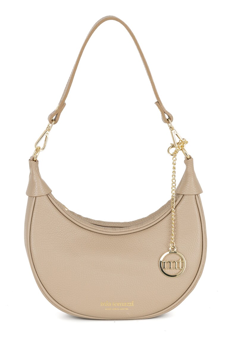 Geanta din piele cu bareta detasabila de umar