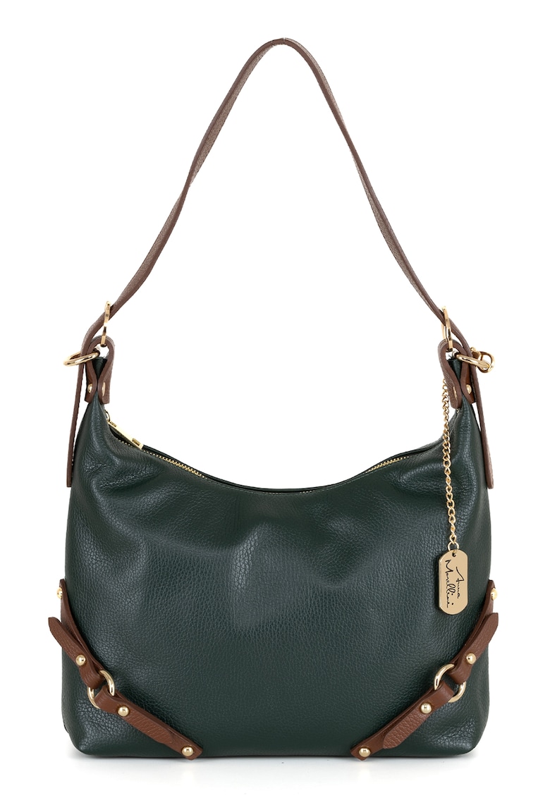 Geanta hobo din piele cu bareta detasabila