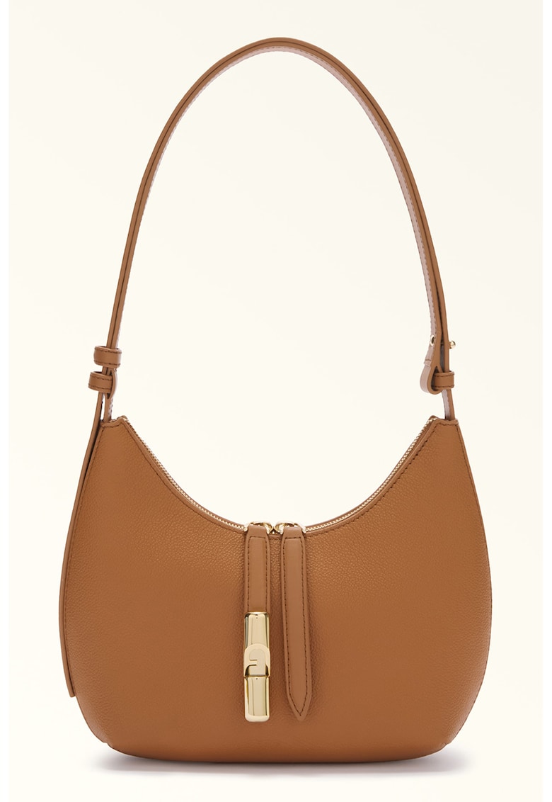 Geanta din piele cu bareta de umar Goccia