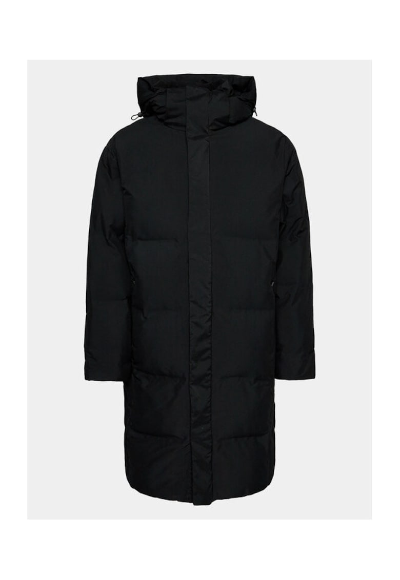 Geaca barbati - 303196363 - Poliester reciclat/Poliester - Negru - Negru