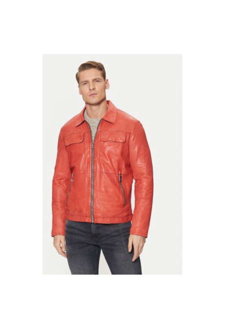 Geaca barbati - 304722677 - Piele naturala - Negru Geaca barbati - 304722677 - Piele naturala - Negru