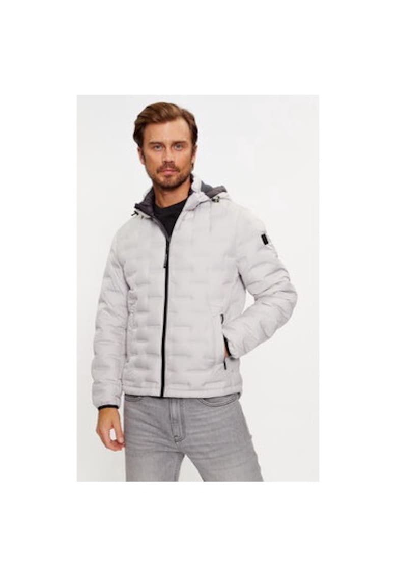 Geaca barbati - 303060510 - Poliester - 58 EU - Gri Geaca barbati - 303060510 - Poliester - 58 EU - Gri