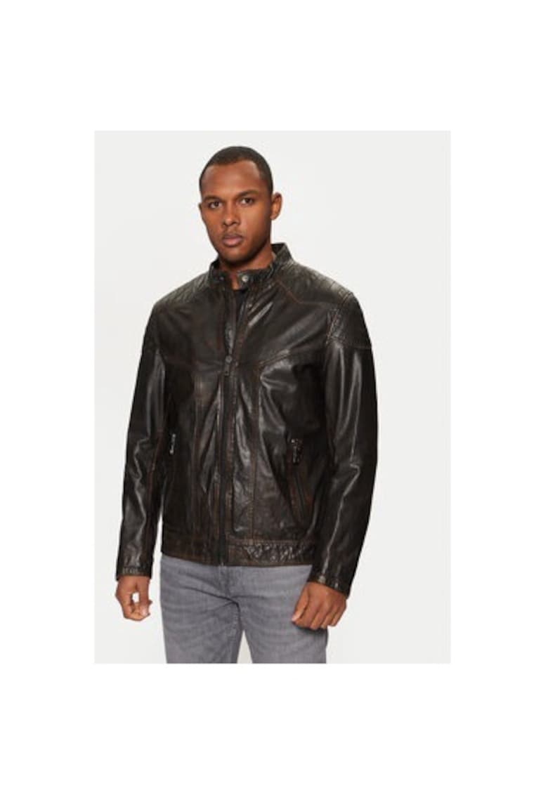 Geaca barbati - 304722639 - Piele naturala - Maro Geaca barbati - 304722639 - Piele naturala - Maro