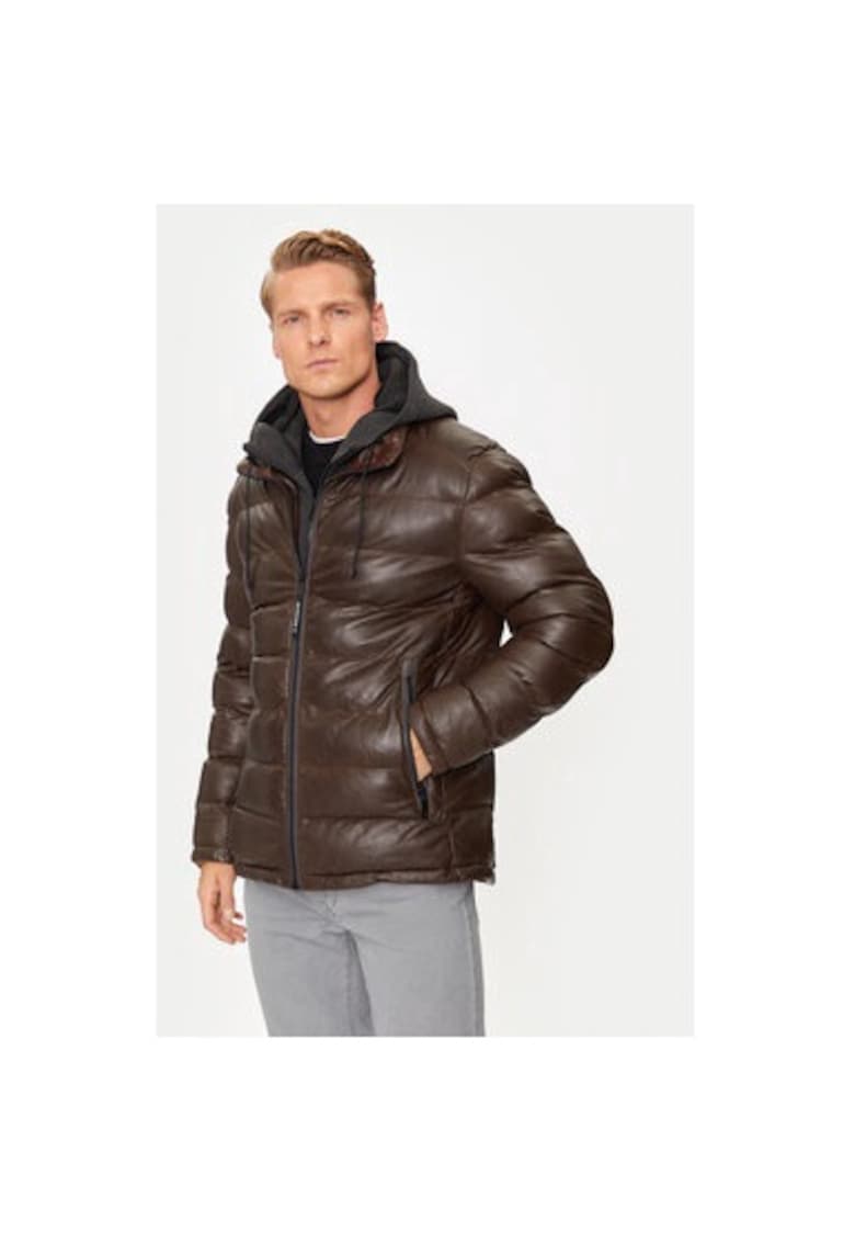 Geaca barbati - 304392917 - Piele naturala - Maro Geaca barbati - 304392917 - Piele naturala - Maro