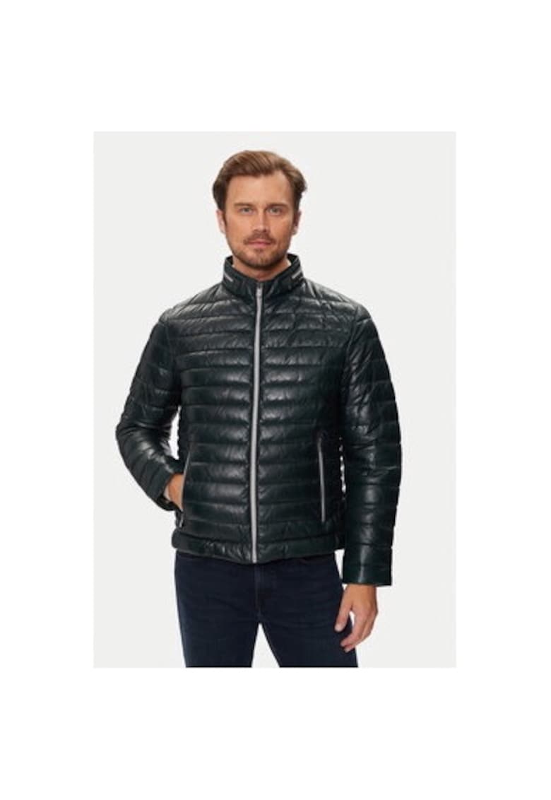 Geaca barbati -  303959579 - Piele naturala - Verde