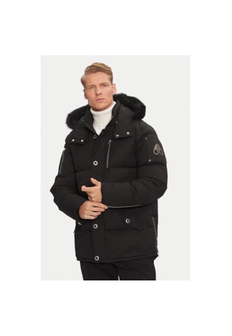 Geaca barbati - 304452895 - Nylon/Bumbac - Negru Geaca barbati - 304452895 - Nylon/Bumbac - Negru