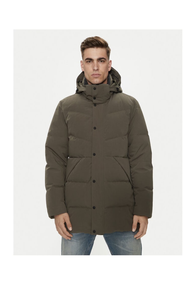 Geaca barbati - 304174582 - Poliester - Verde - Verde