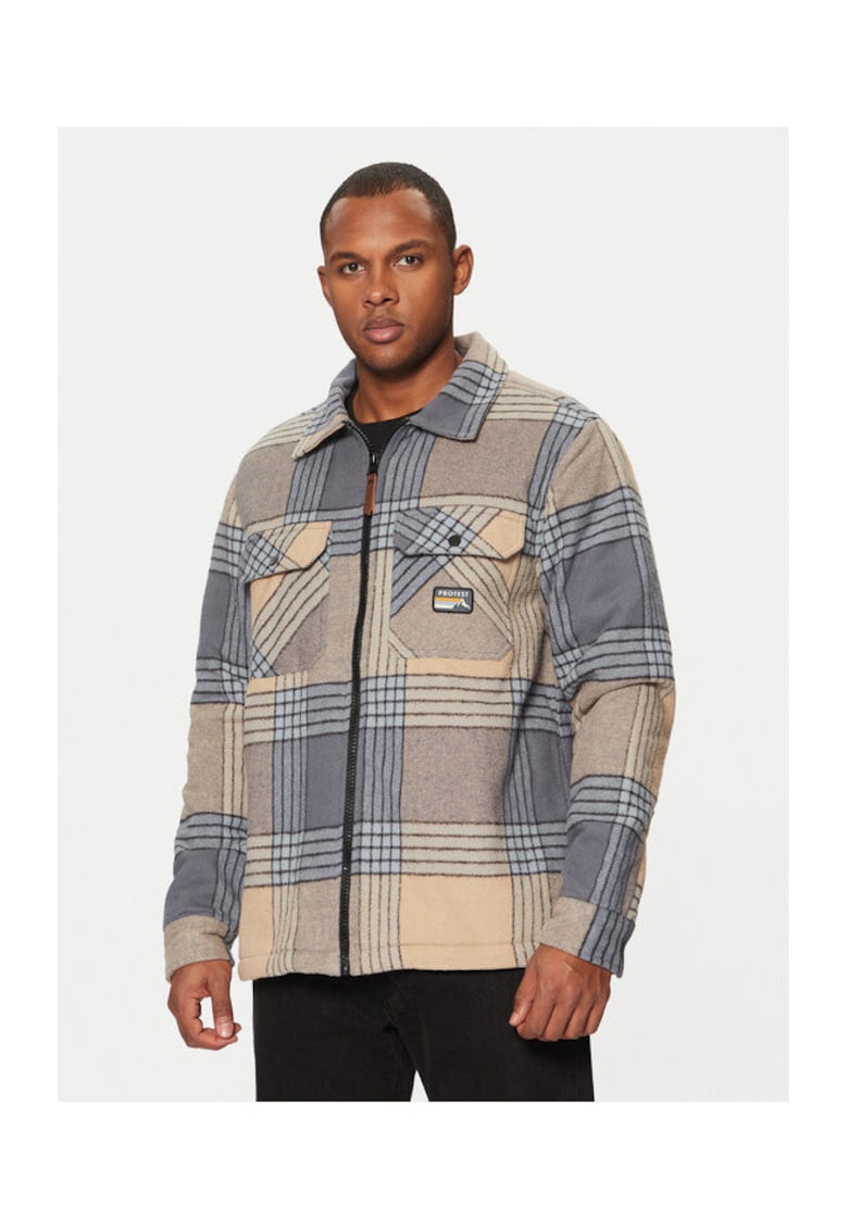 Geaca barbati - 304121968 - Bumbac - Bej - Bej