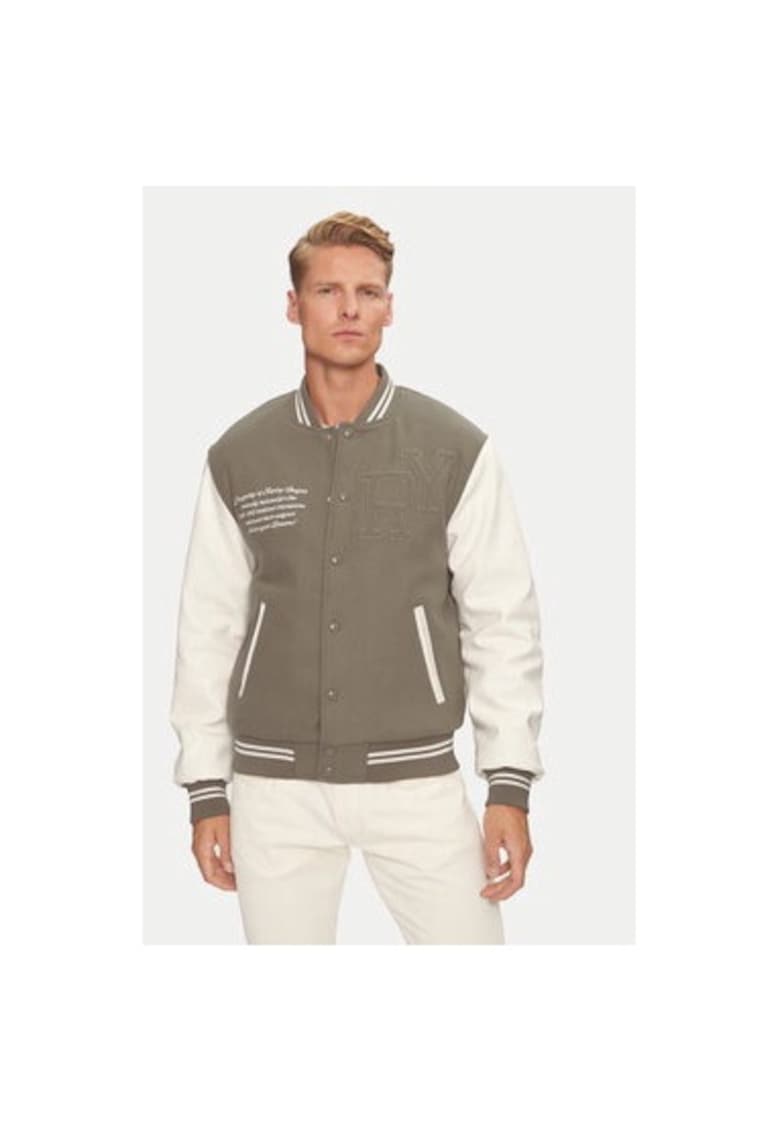 Geaca barbati - 304399954 - Poliester/Lana - Bej Geaca barbati - 304399954 - Poliester/Lana - Bej