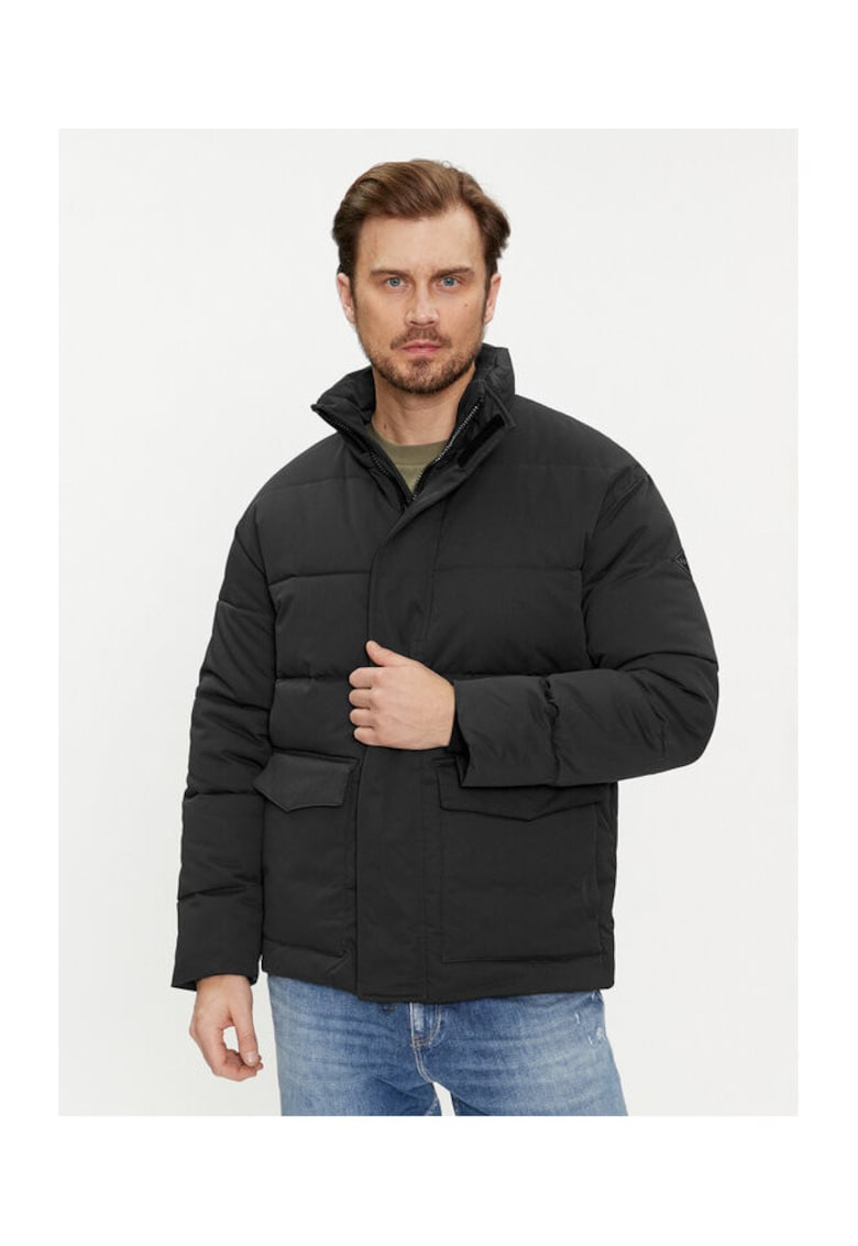 Geaca barbati - 303190415 - Poliester - Negru - Negru