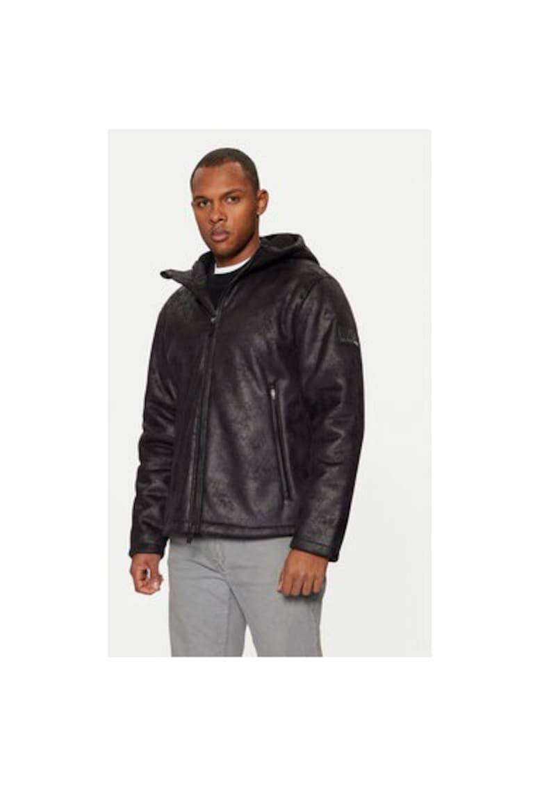 Geaca barbati - Emporio Armani  304212055 - Piele ecologica - Negru