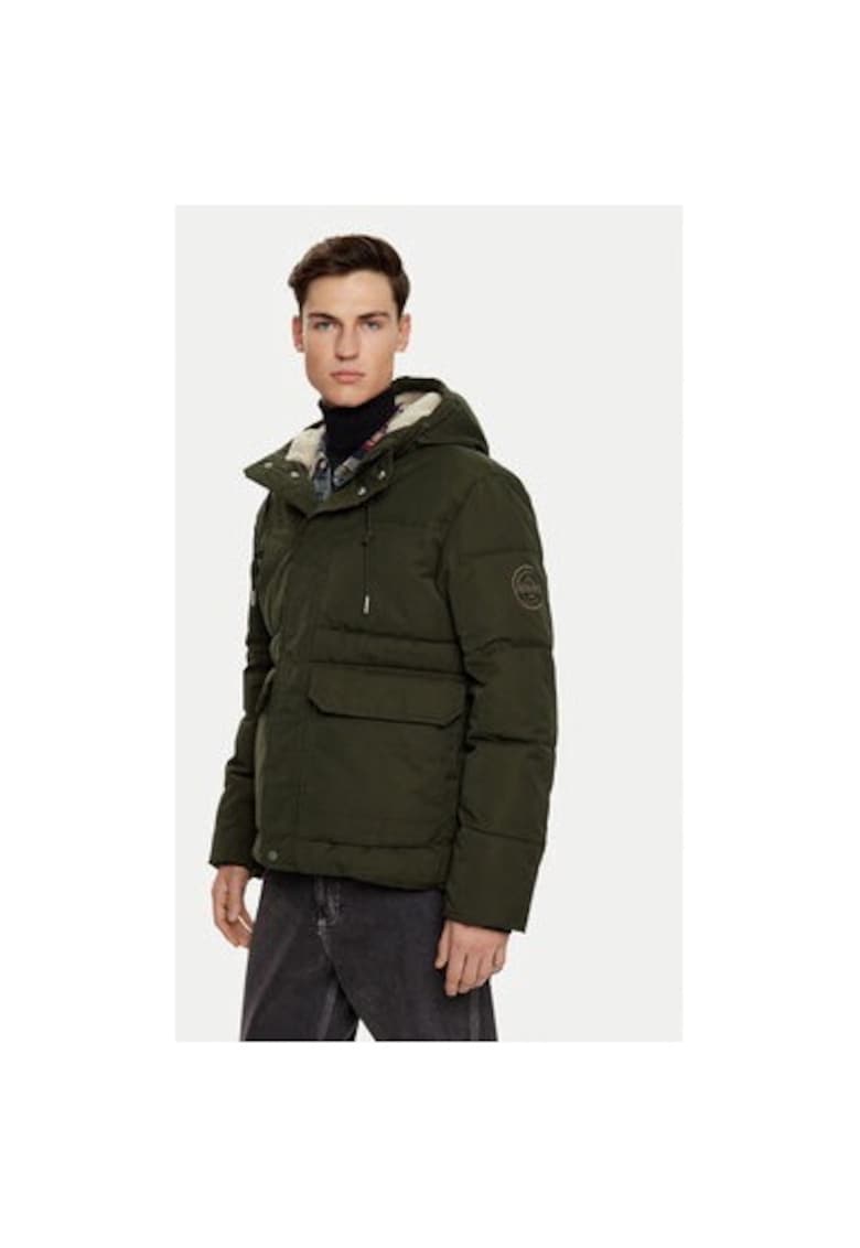 Geaca barbati - 304370236 - Poliester - Verde Geaca barbati - 304370236 - Poliester - Verde