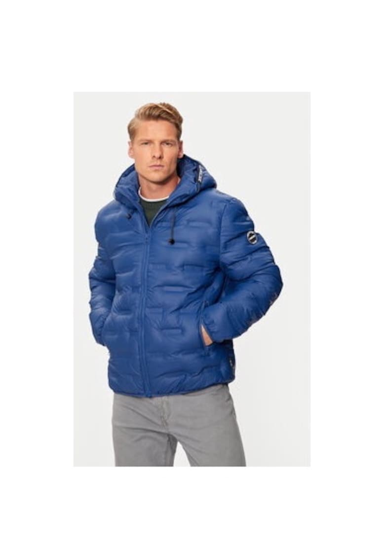 Geaca barbati - 304420863 - Poliester - S INTL - Albastru