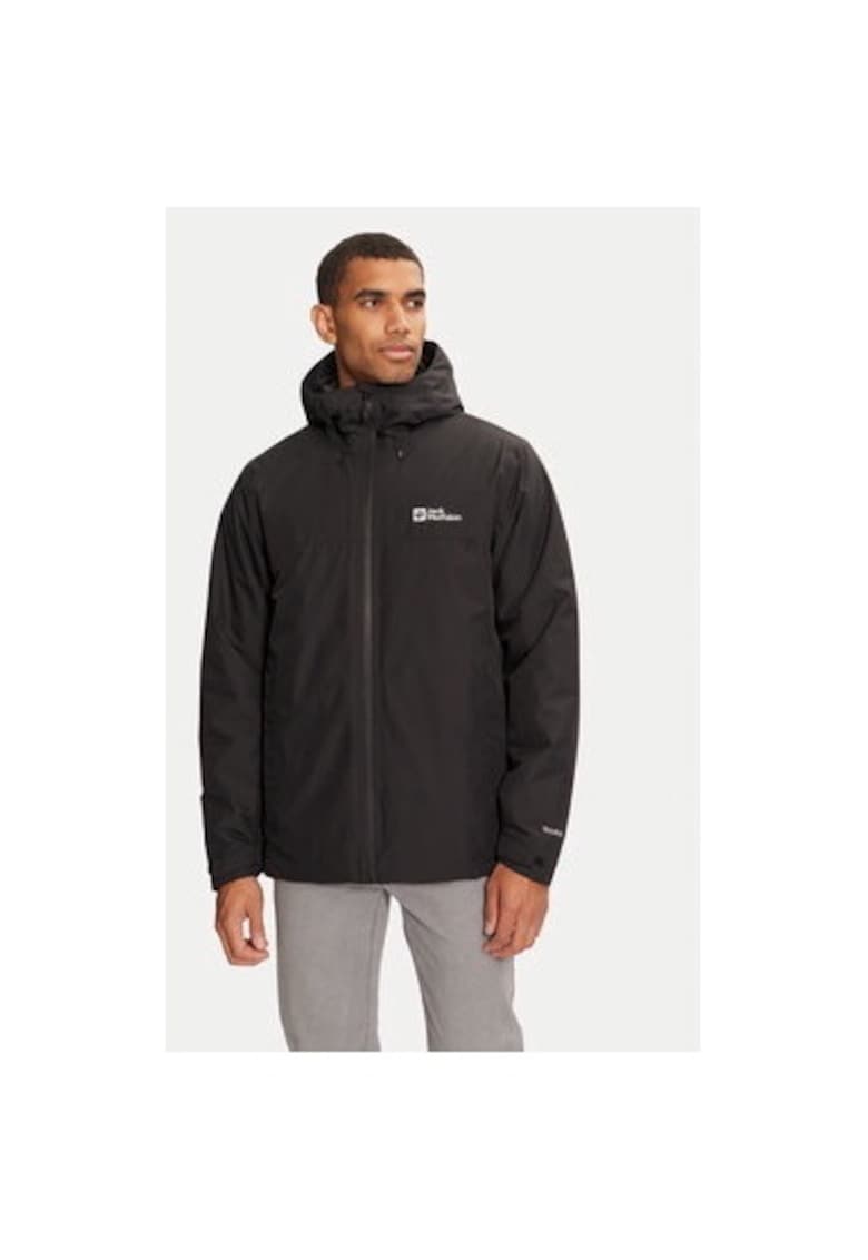 Geaca barbati - 303953362 - Poliester reciclat - Negru - Negru