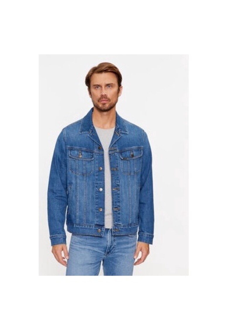 Geaca barbati - 303282356 - Bumbac - 48679 - Albastru