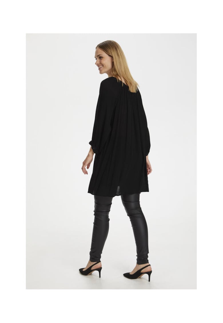 Bluza dama - 300698020 - Viscoza - Negru - Negru