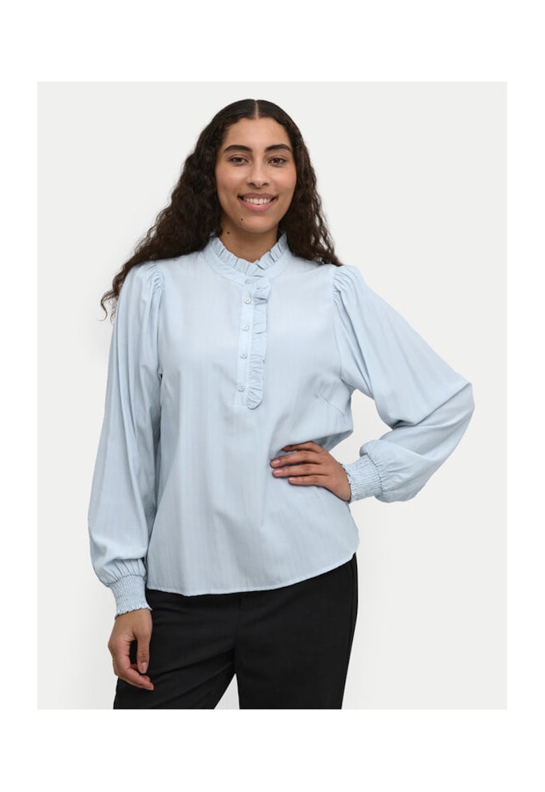 Bluza dama - 304752131 - Poliester/Viscoza - Albastru - Albastru