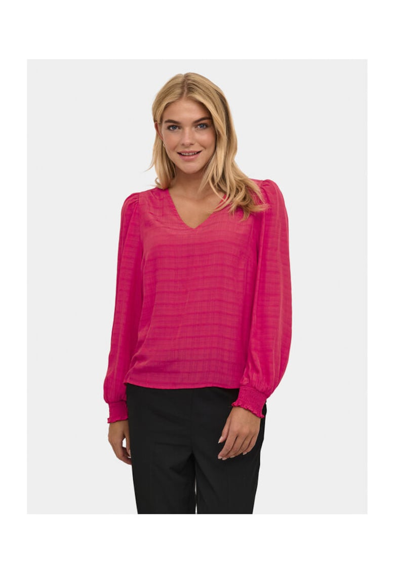 Bluza dama - 304099298 - Poliester/Viscoza - Roz - Roz