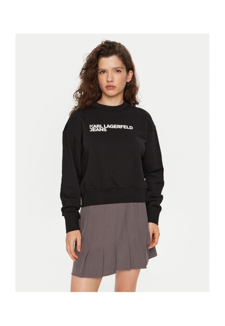 Bluza dama - 304583278 - Bumbac organic - Negru - Negru