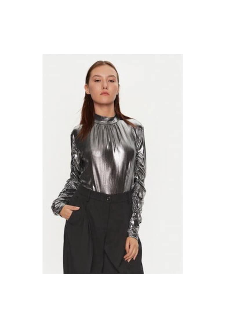 Bluza dama - 304176722 - Poliester - Argintiu