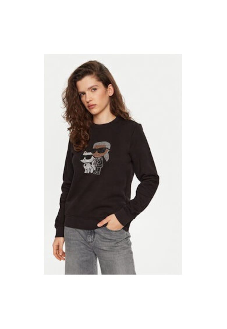 Bluza dama -  304579882 - Bumbac organic - Negru