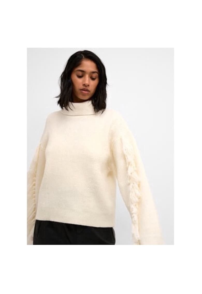 Bluza dama -  303554200 - Poliester reciclat/Acril - Bej Bluza dama -  303554200 - Poliester reciclat/Acril - Bej