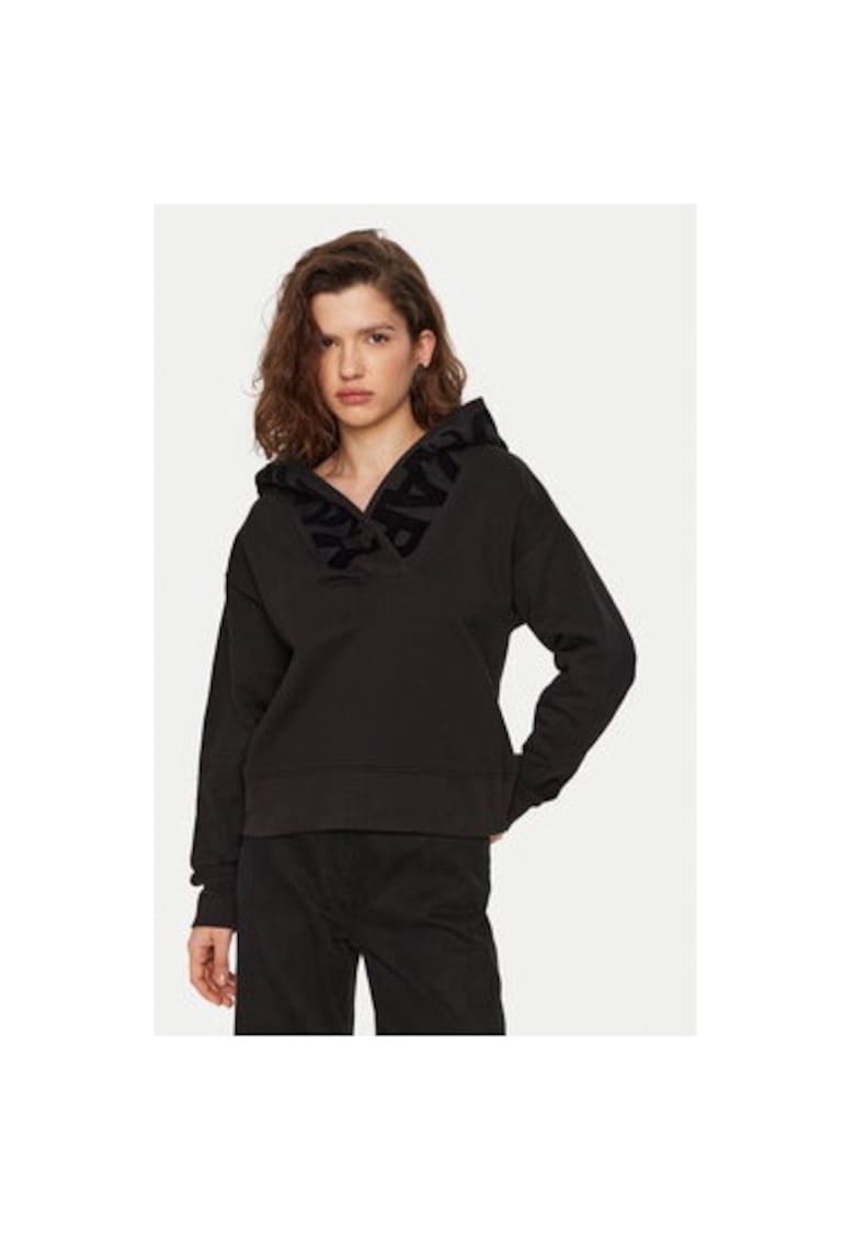 Bluza dama -  304579844 - Bumbac organic - Negru