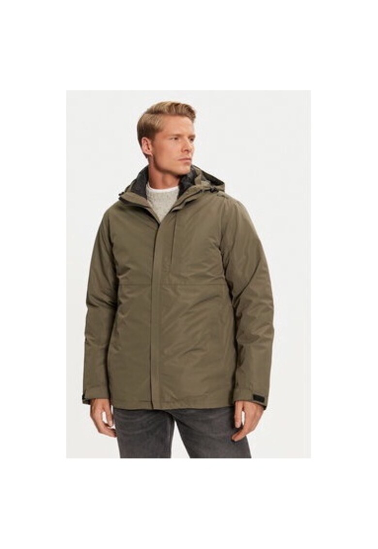 Geaca barbati - 304332210 - Poliester - Verde - Verde