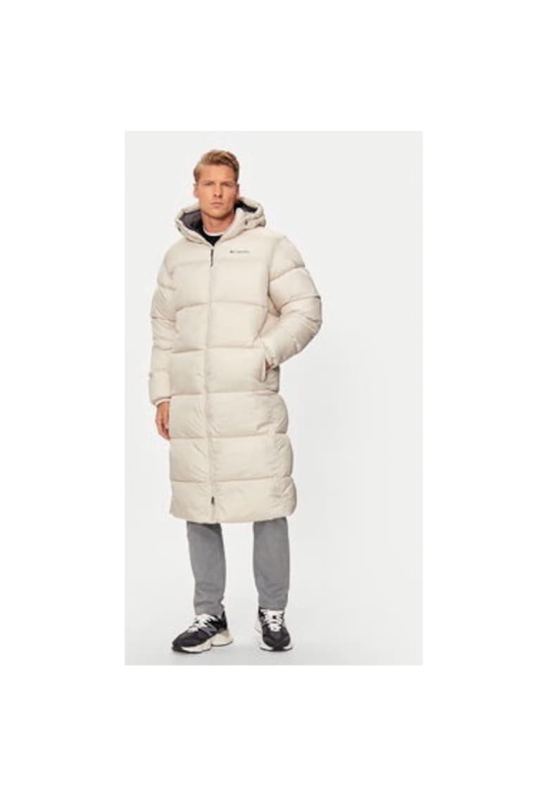 Geaca barbati - 303984342 - Poliester reciclat - Bej - Bej