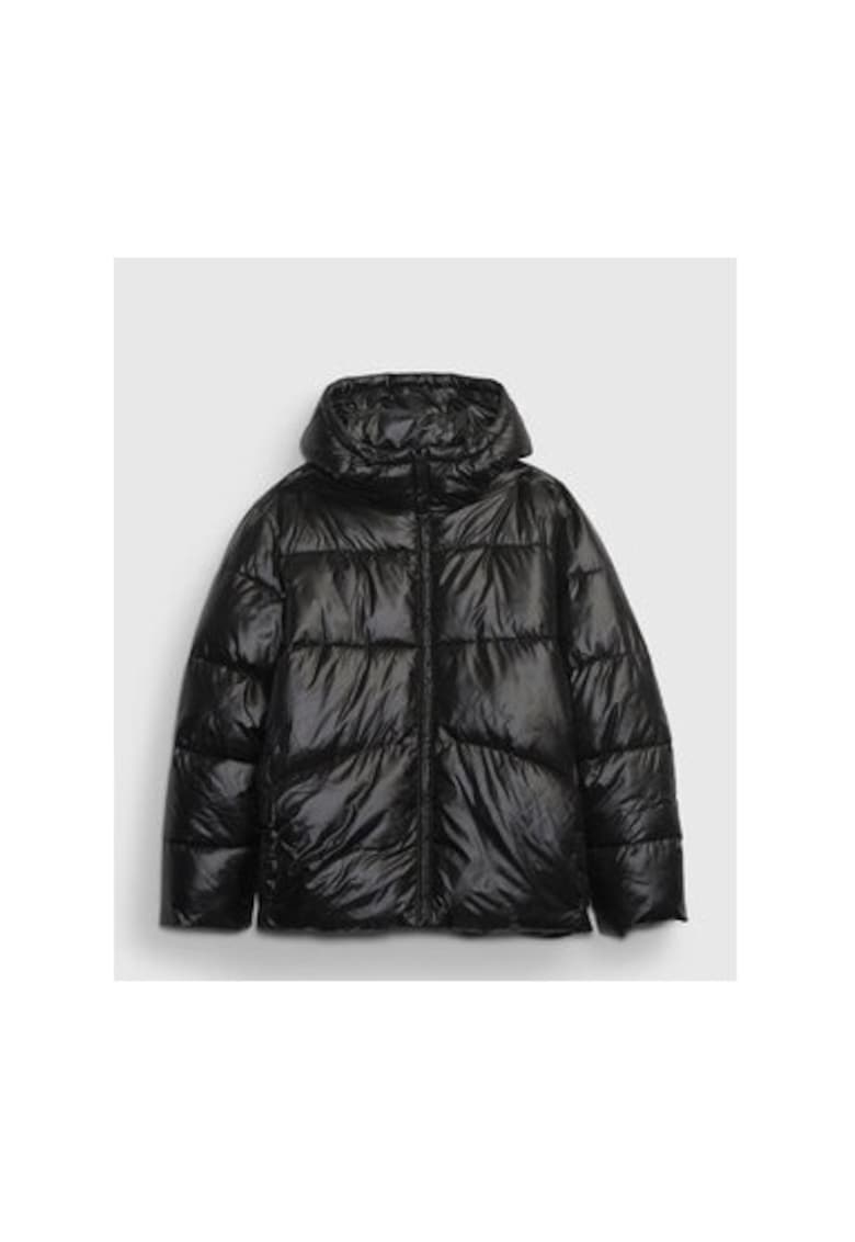 Geaca barbati - 303893187 - Poliester reciclat - Negru - Negru