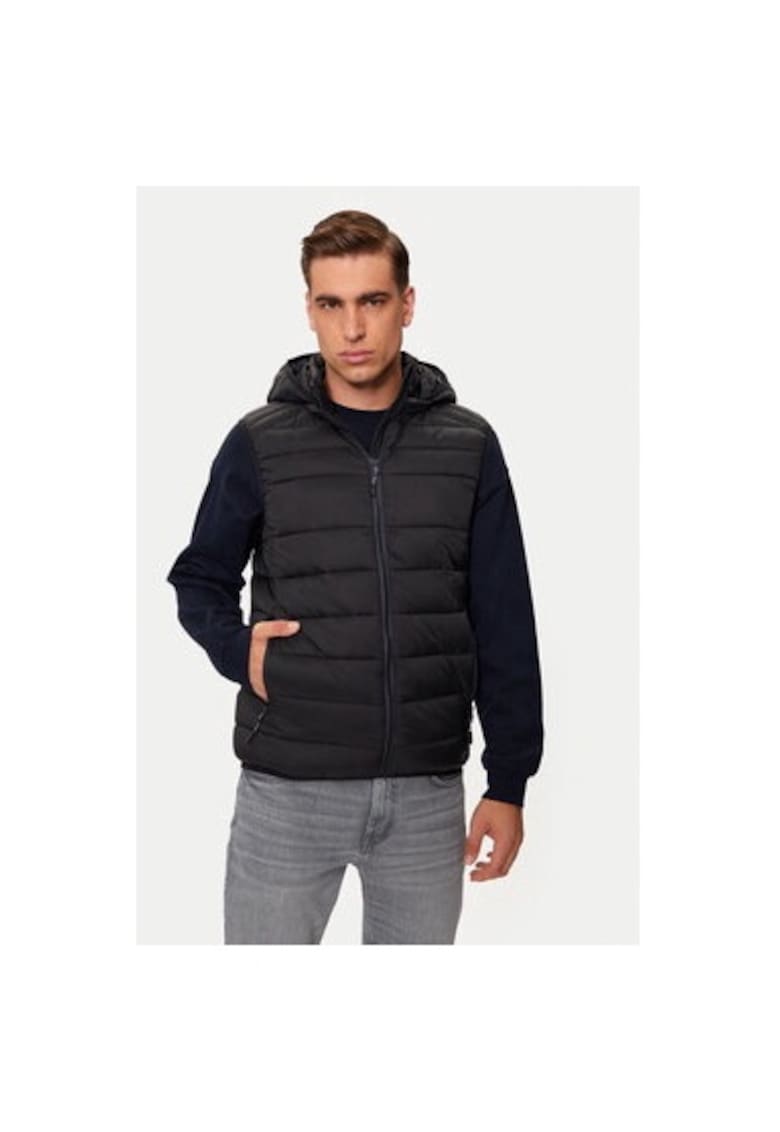 Vesta barbati - 304332258 - Poliester - Negru