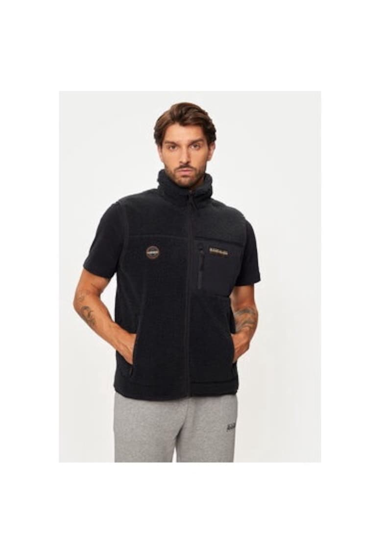Vesta barbati - 304196607 - Poliester - Negru
