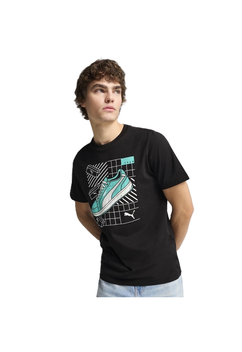 Tricou pentru Barbati - graphics sneaker tee - 684830-01 - XS INTL - Negru