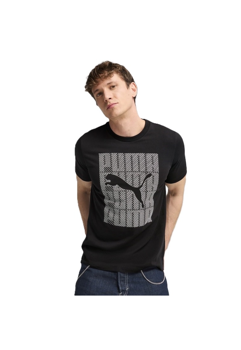 Tricou  pentru Barbati - graphics puma wording tee - 684825-01 - XS INTL - Negru