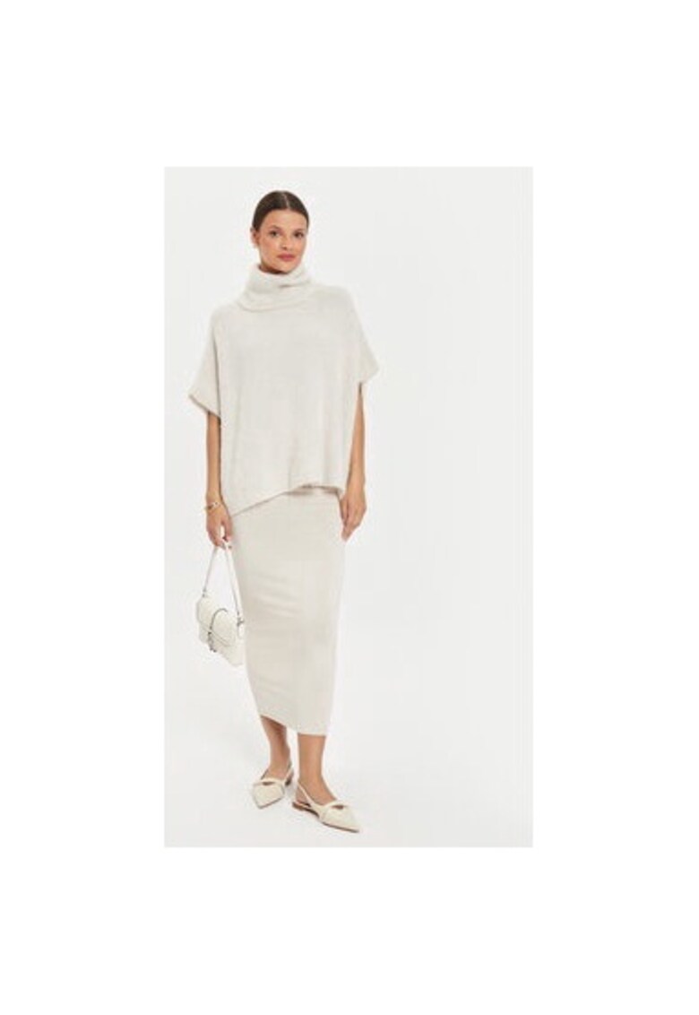 Bluza dama -  304616358 - Lana Alpaca/Poliamida - One Size INTL - Bej Bluza dama -  304616358 - Lana Alpaca/Poliamida - One Size INTL - Bej