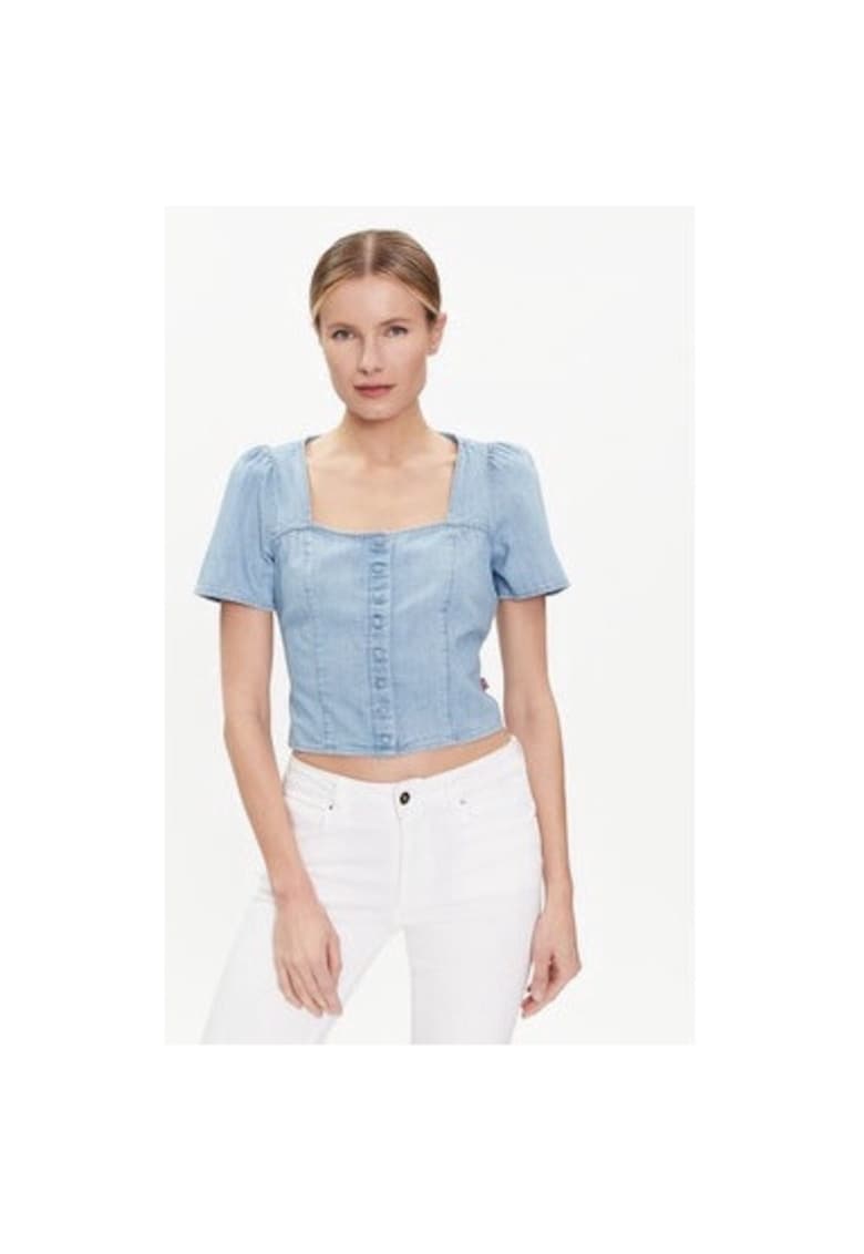 Bluza dama -  303866631 - Bumbac/Bumbac - Albastru