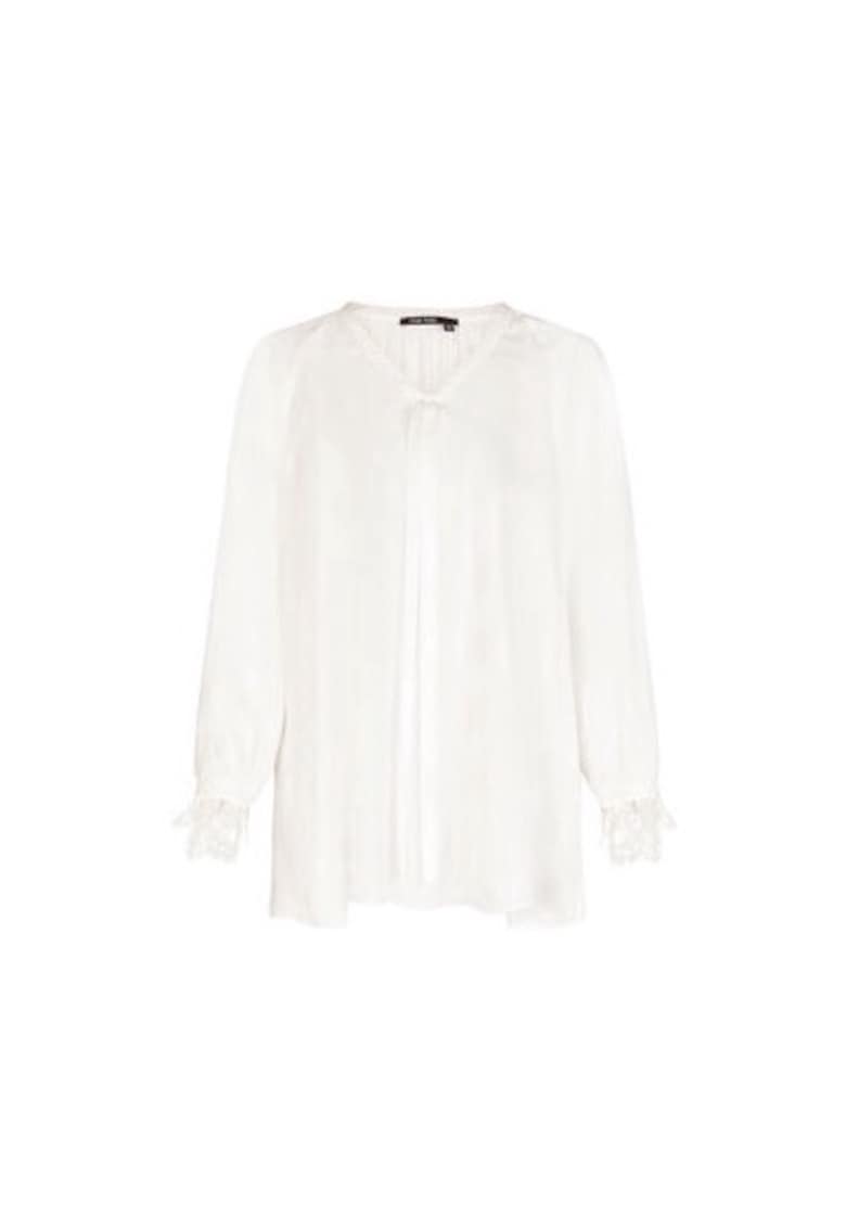 Bluza dama -  303029296 - Poliester/Viscoza - Alb