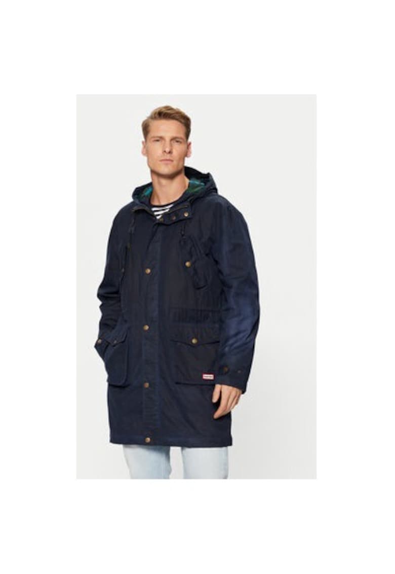 Hunter Jacheta barbati - 304761157 - Bumbac - Albastru - Albastru