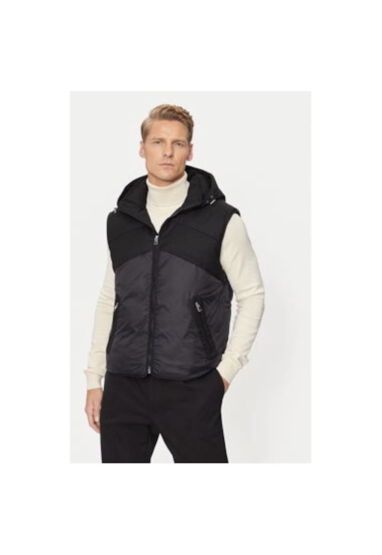 Vesta barbati -  304465123 - Lana/Poliester/Viscoza - Negru Vesta barbati -  304465123 - Lana/Poliester/Viscoza - Negru