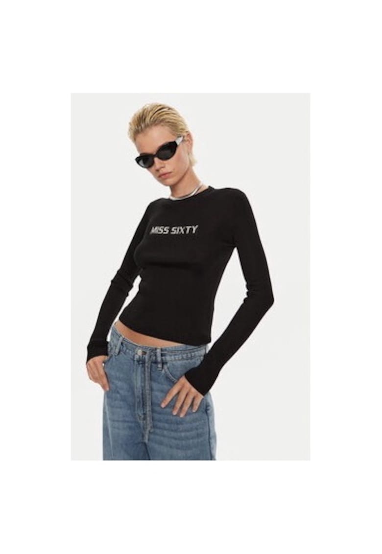 Bluza dama -  304760075 - Lana/Matase - Negru