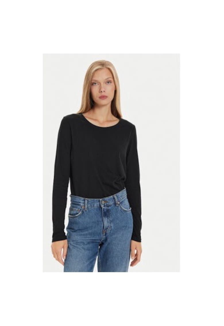 Bluza dama - 304339721 - Bumbac - Negru - Negru